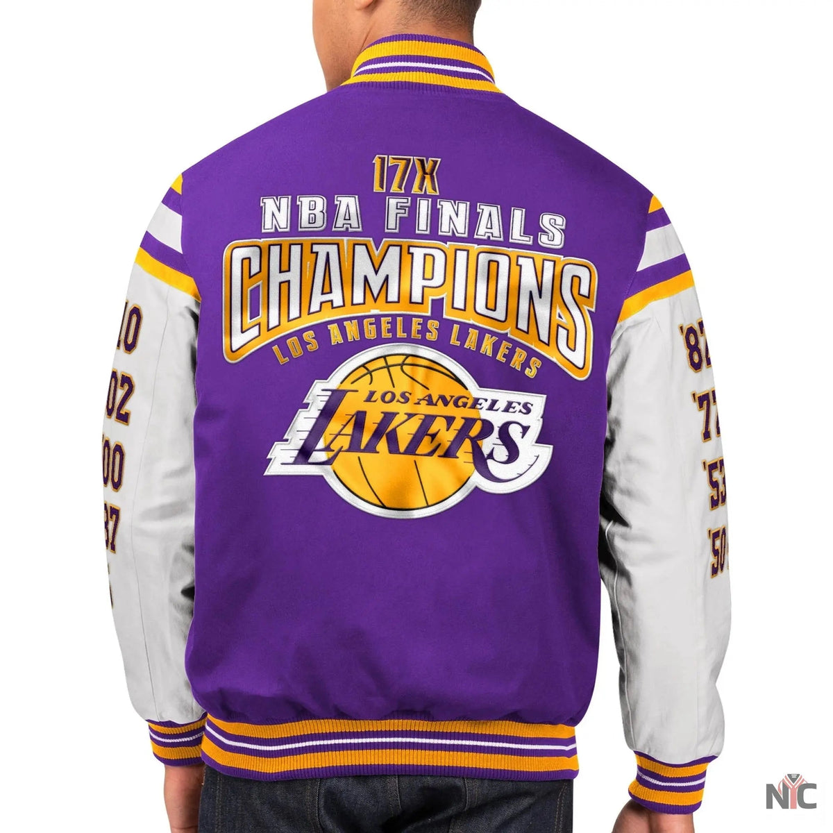 Los Angeles Lakers Inspired World Series Champions Purple & White Jacket