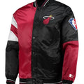 Miami Heat Inspired 75th Anniversary Leader Satin Jacket