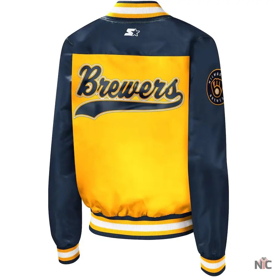 Milwaukee Brewers Inspired The Legend Satin Jacket