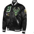 Milwaukee Bucks Inspired Mash Up Capsule Satin Jacket