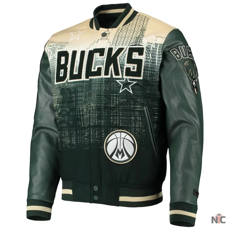 Milwaukee Bucks NBA Finals Inspired Champs Varsity Jacket