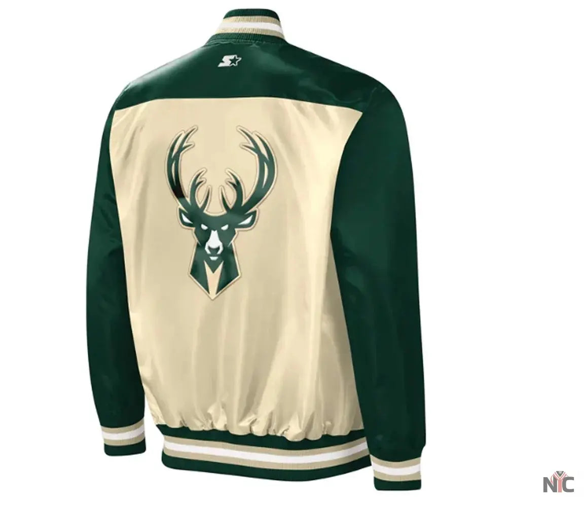 Milwaukee Bucks Inspired The Tradition II Satin Jacket