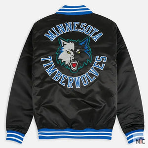 Minnesota Timberwolves Heavyweight Satin Jacket