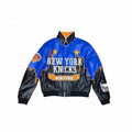 NBA Team NY Knicks Inspired Jeff Hamilton Leather Jacket