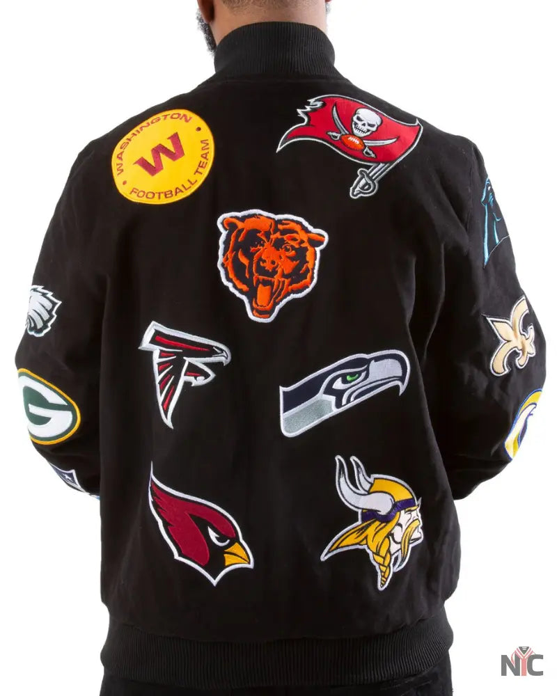 NFL Inspired College Patch Jacket