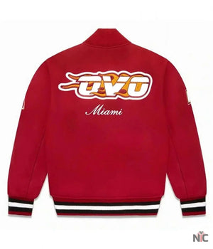 OVO Miami Heat Inspired Varsity Jacket