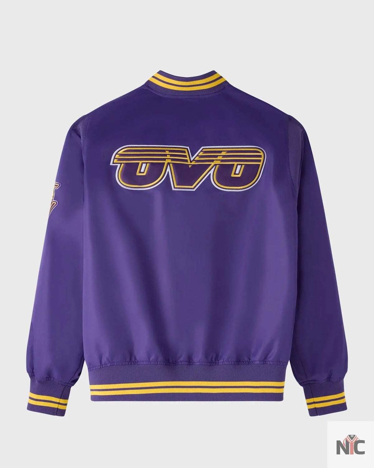 OVO X NBA Los Angeles Lakers Inspired Varsity Jacket