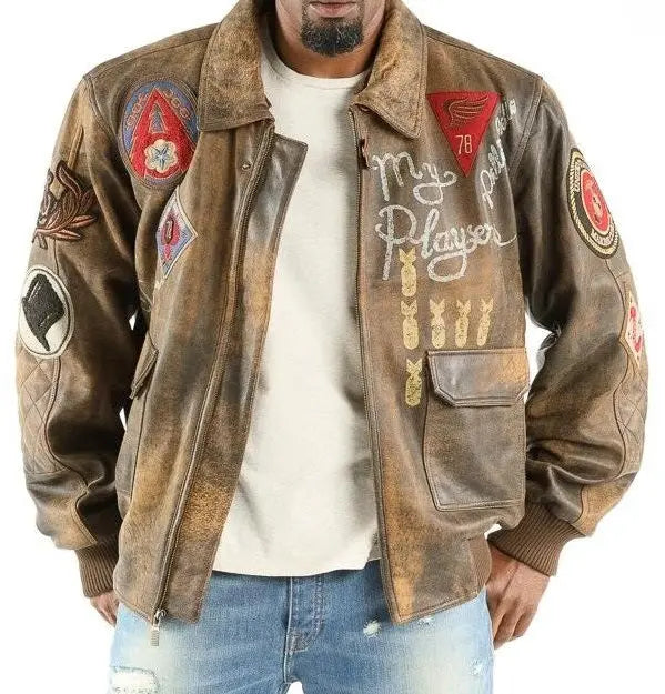 Pelle Pelle Inspired Make It Rain Bomber Jacket