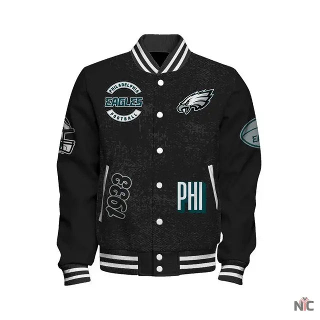 Philadelphia Eagles Inspired Super Bowl LIX Champions 2024 Winning Spirit Varsity Jacket
