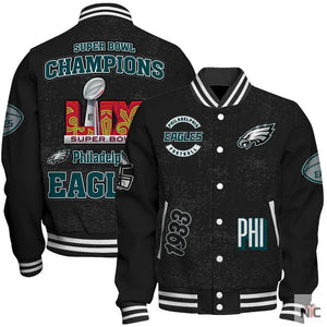 Philadelphia Eagles Inspired Super Bowl LIX Champions 2024 Winning Spirit Varsity Jacket