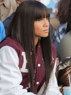 Simone Hicks All American Homecoming S03 Varsity Jacket - side view
