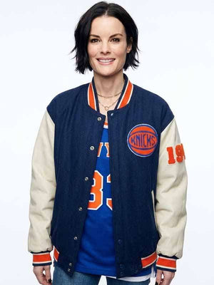 Jaimie Alexander NYC Varsity Jacket - side view