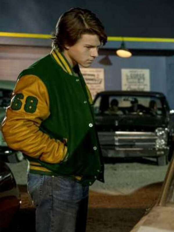 Austin Abrams Scary Stories Varsity Jacket