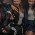 Ted Lasso Lizzie Davis Black Varsity Jacket