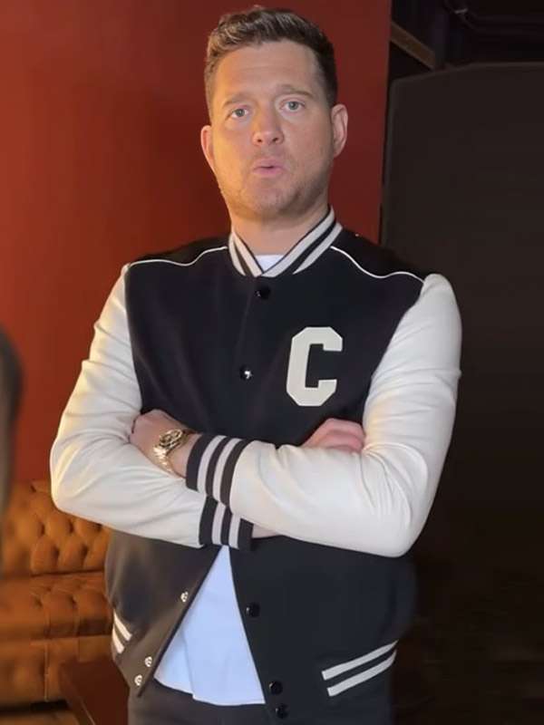 Michael Buble the Voice Varsity Jacket