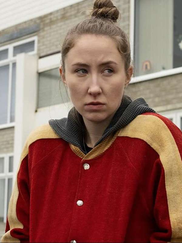Becky Chloe 2022 Red Varsity Jacket
