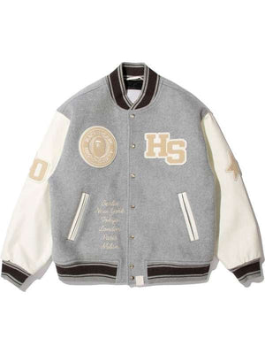 BAPE X Highsnobiety Varsity Jacket - back view