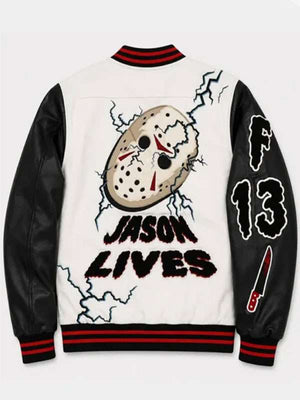 F13 Jason Lives Varsity Jacket - back view