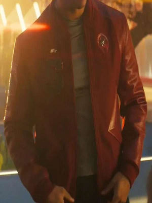 George Hawkins Star Trek Starfleet Academy Varsity Jacket - back view
