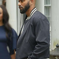 Tyler Perrys Duplicity Tyler Lepley Black Varsity Jacket