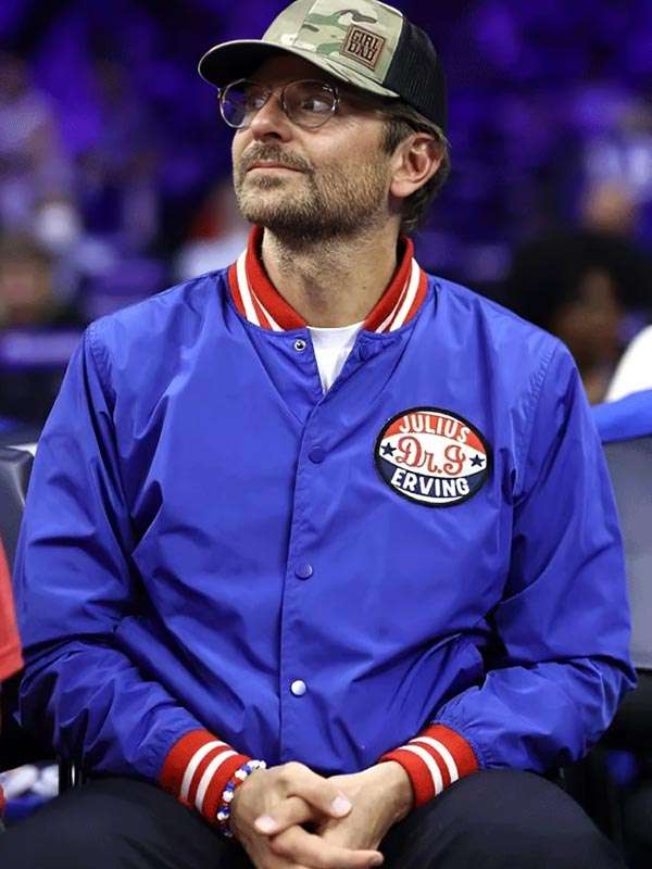 Bradley Cooper Blue Varsity Jacket
