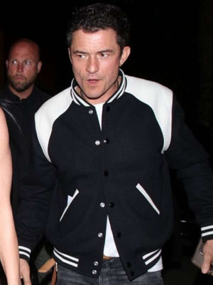 Orlando Bloom American Idol Varsity Jacket - back view