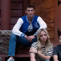 Cooper Koch They Them Blue Varsity Jacket