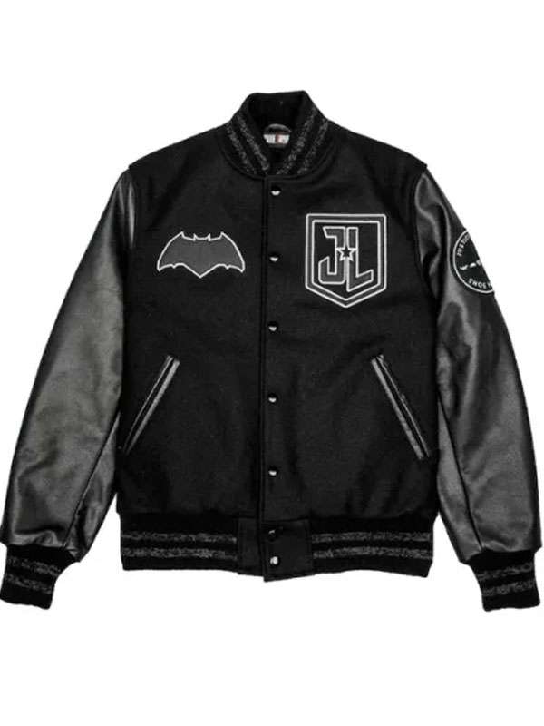 Batman Justice League Varsity Jacket - back view