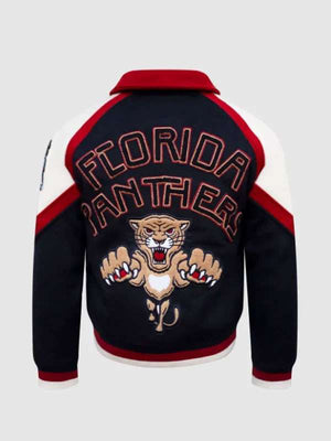 Florida Panthers Winter Classic Varsity Jacket - back view
