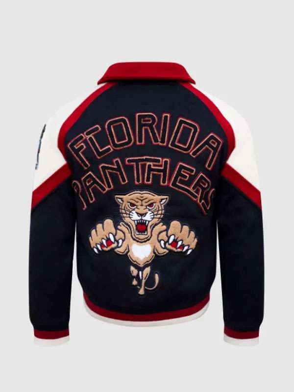 Florida Panthers Winter Classic Varsity Jacket - back view