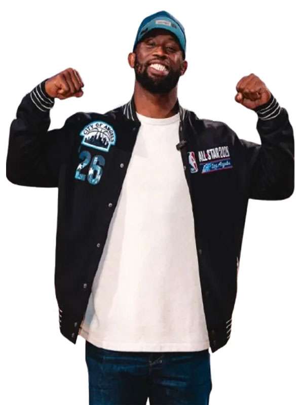 Siya Kolisi NBA All Star Black Varsity Jacket