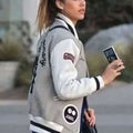 Jessica Alba Oc Varsity Jacket