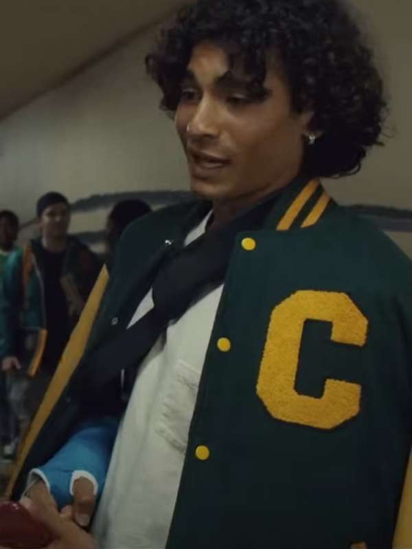 Jordyn Owens Miguel Wants to Fight 2023 Varsity Jacket - back view