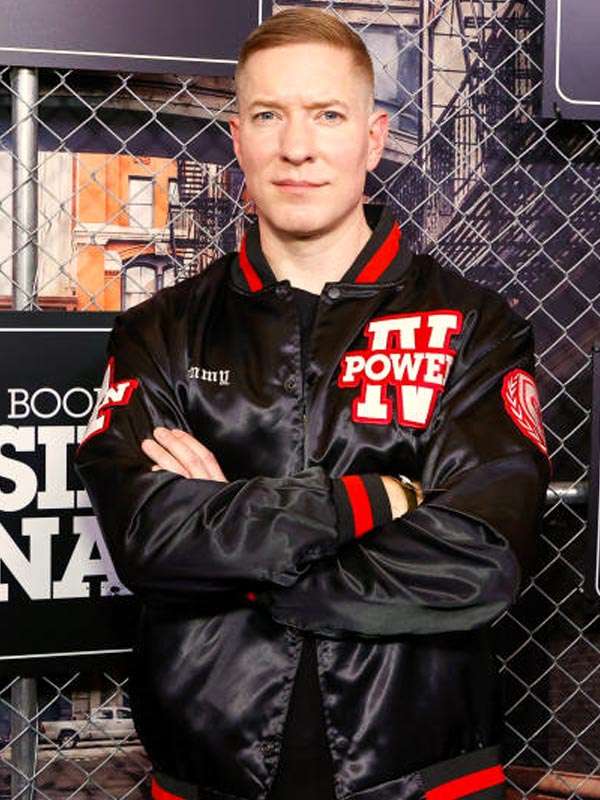 Joseph Sikora Power Book IV Force Black Varsity Jacket - back view