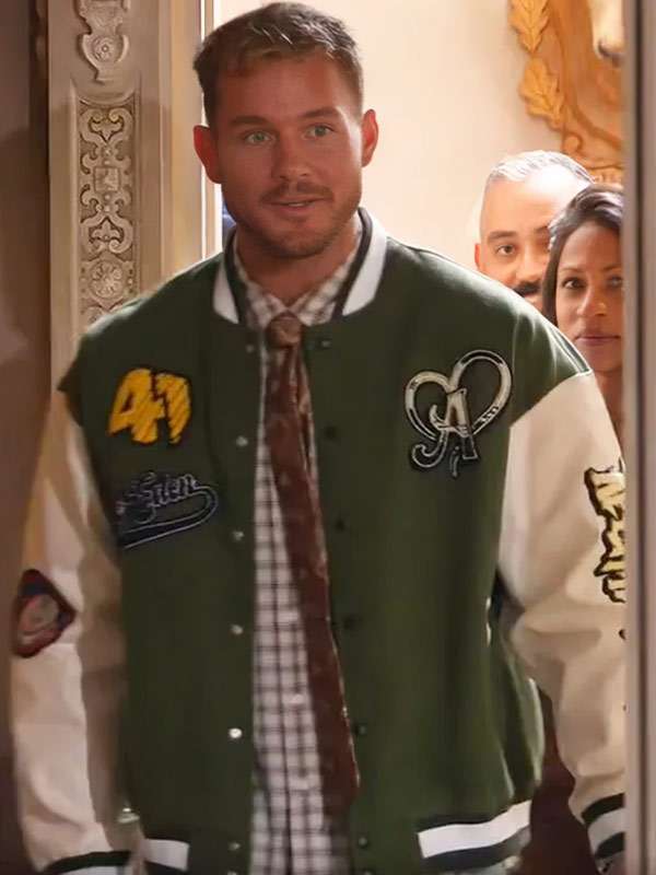 Colton Underwood the Traitors Varsity Jacket