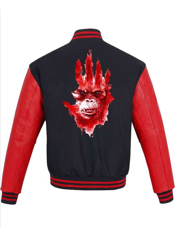 Godzilla X Kong Varsity Jacket - detail view