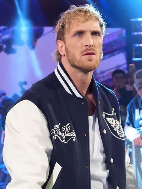 Logan Paul WWE Raw 2025 Varsity Jacket