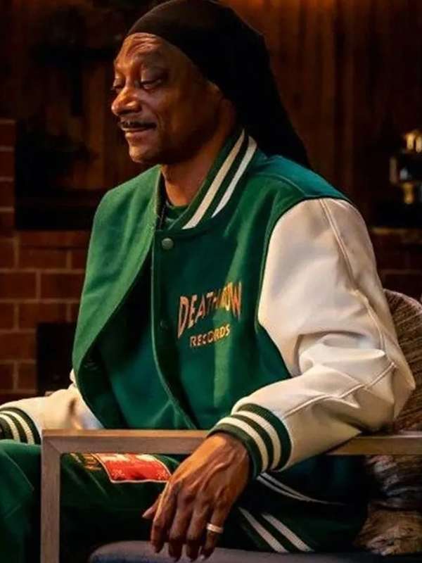 Snoop Dogg Death Row Records Green Varsity Jacket