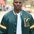 Cam Watkins All American Homecoming Green Varsity Jacket