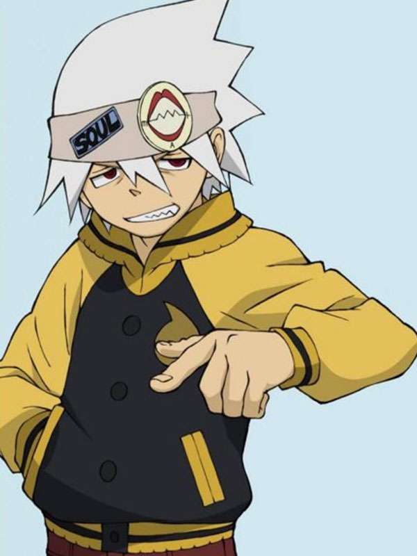 Soul Eater Evans Varsity Jacket - side view