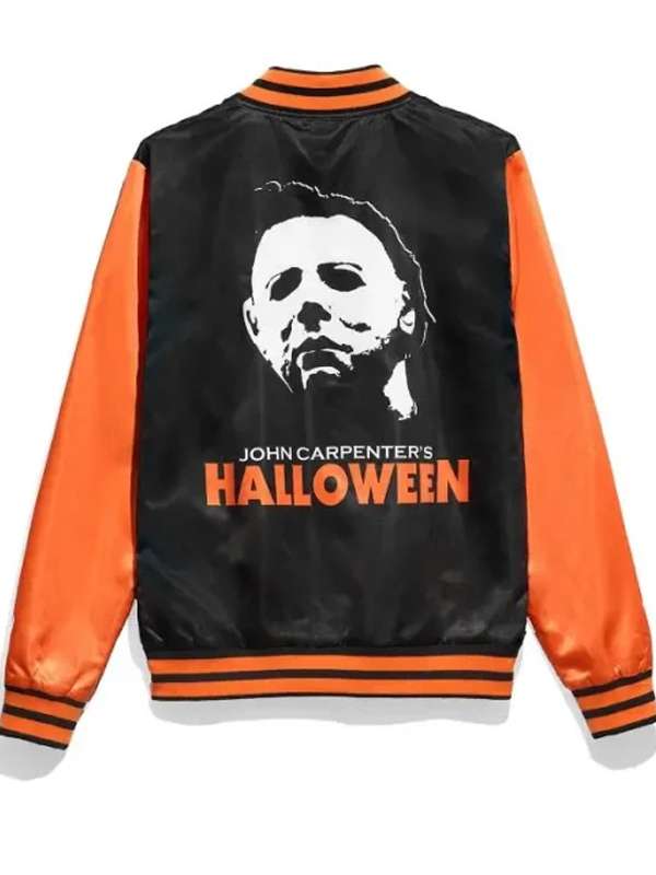Michael Myers Halloween John Carpenters Varsity Jacket - back view