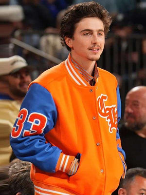 Timothee Chalamet Varsity Jacket