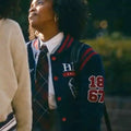 Lovie Simone Forever Blue Varsity Jacket