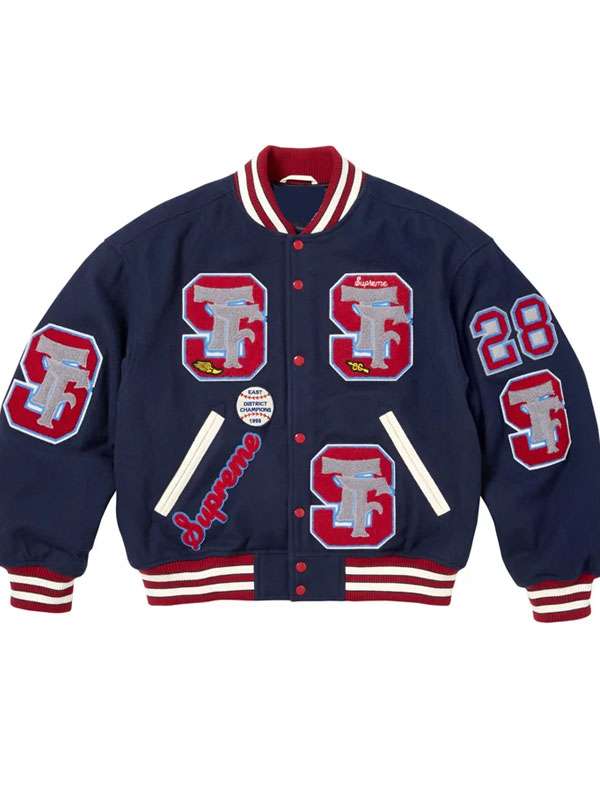 Supreme Drill Team Varsity Jacket - side view
