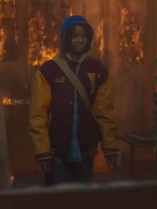 Letitia Wright the Silent Twins Varsity Jacket
