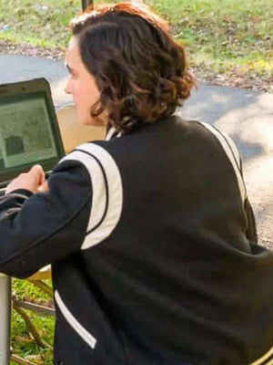 Hana Gibson Fbi Most Wanted Black Varsity Jacket - detail view