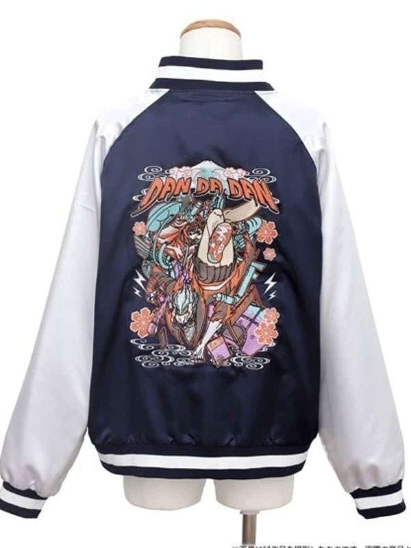 Dandadan Souvenir Varsity Jacket - side view