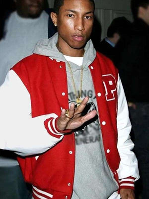Pharrell Williams Varsity Jacket - side view