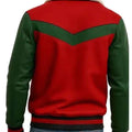 Red and Green Christmas Varsity Jacket