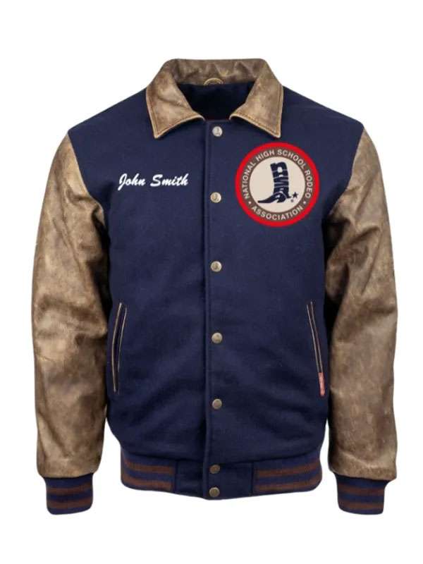 NHSRA Letterman Varsity Jacket - back view